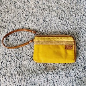 Boho Fossil Wristlet/Wallet